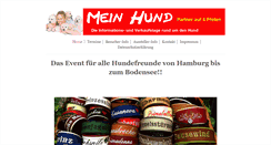 Desktop Screenshot of meinhund-messe.de